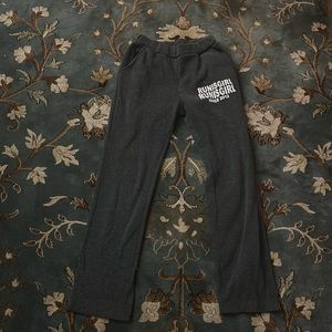vintage y2k low-waist fleece sweatpants